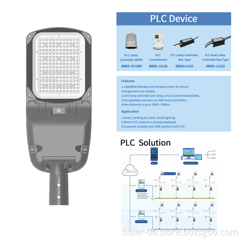 High Lumens 500W Remote Control Solar Street Light Mesh Solution